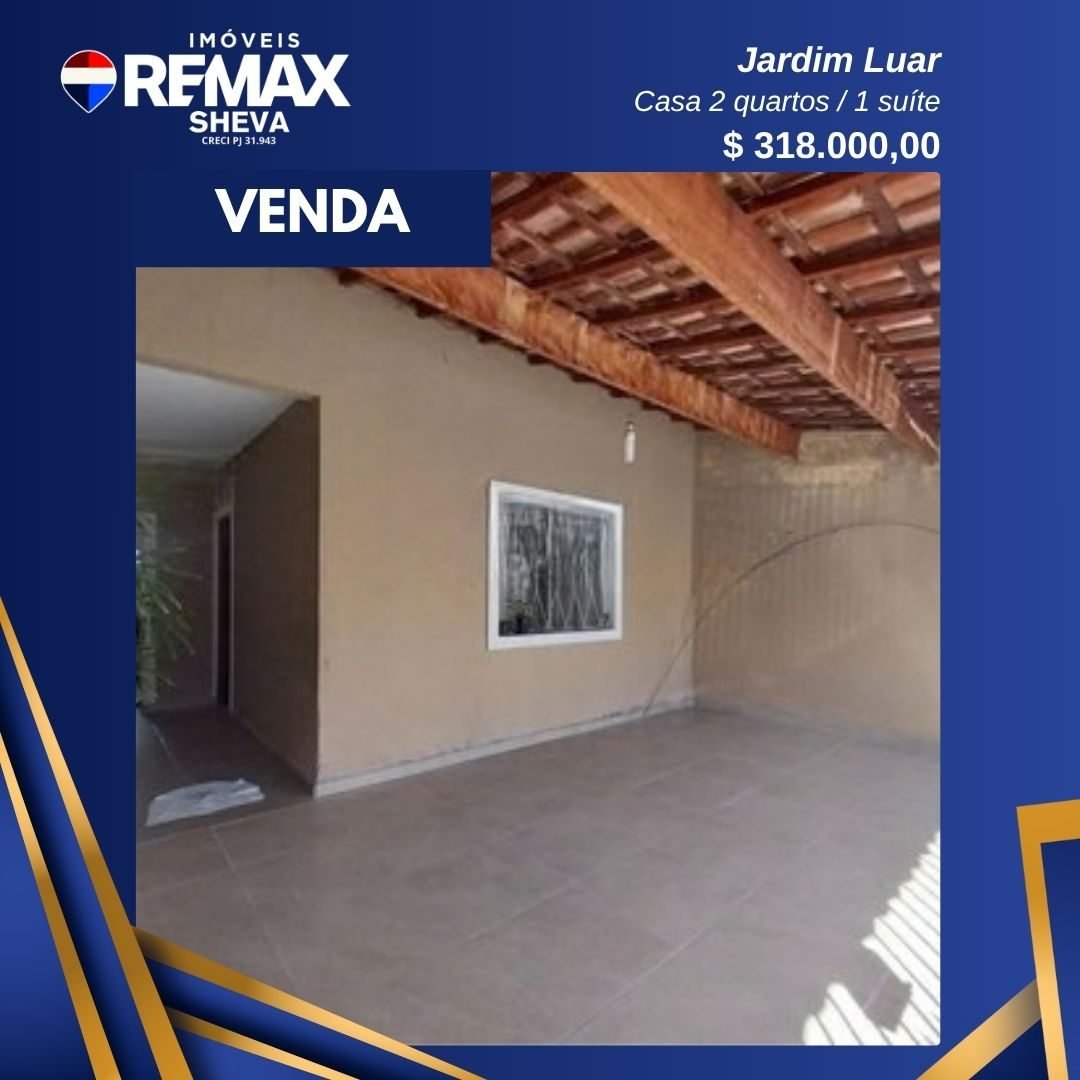 Casa à venda, Jardim Luar, 02 dormitórios