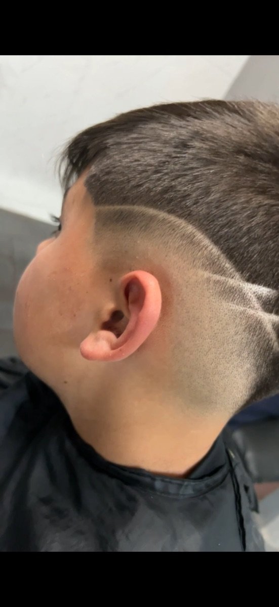 Corte degradê com risco — foto 2