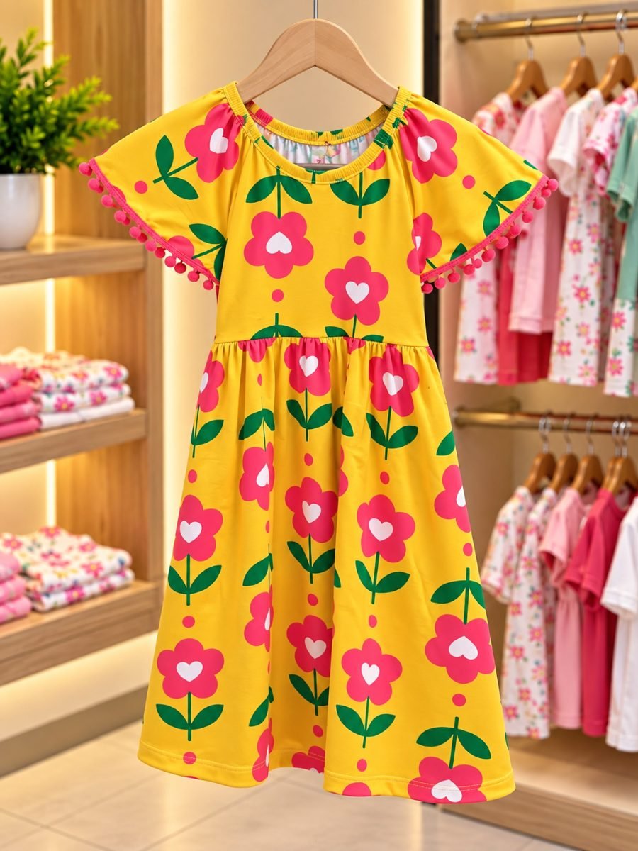 Vestido infantil floral — foto 3