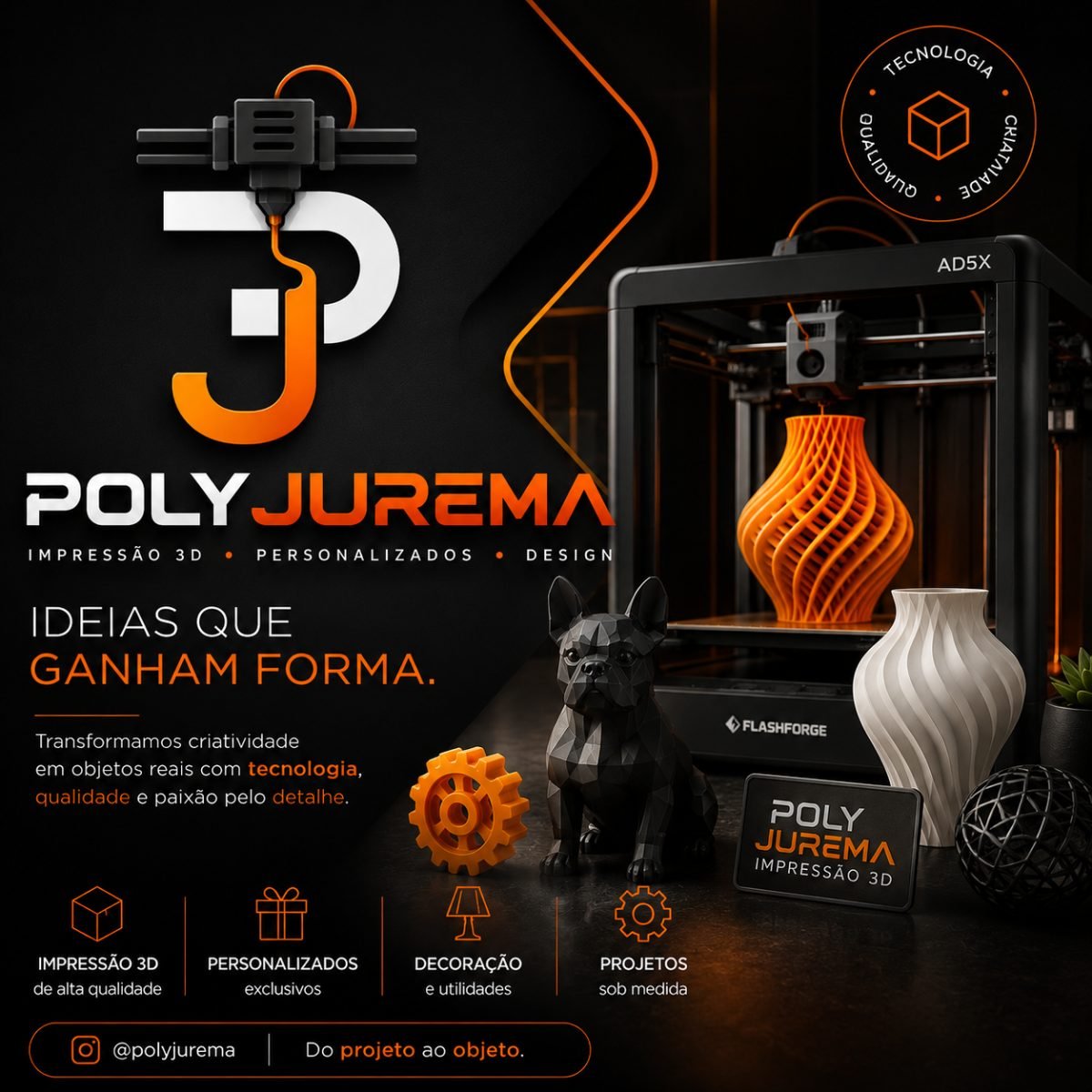 Encomendas de Impressão 3D | Poly Jurema — foto 2