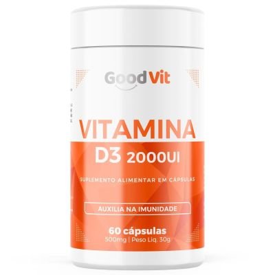 Vitamina D3 2000UI GoodVit 60 cápsulas