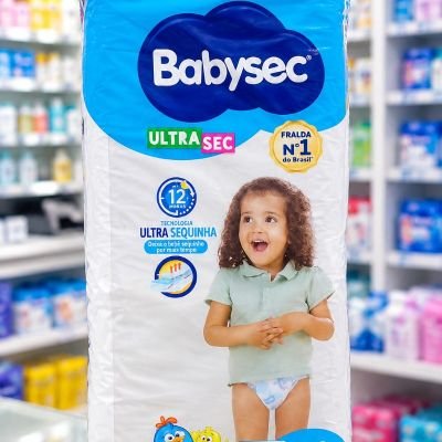 Fralda Babysec Ultra Sec XG hiper 56 unidades