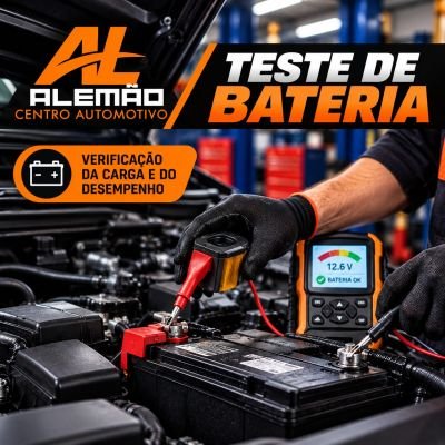 Teste de bateria automotiva